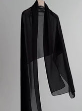 Load image into Gallery viewer, Black Beaded Abaya Set
