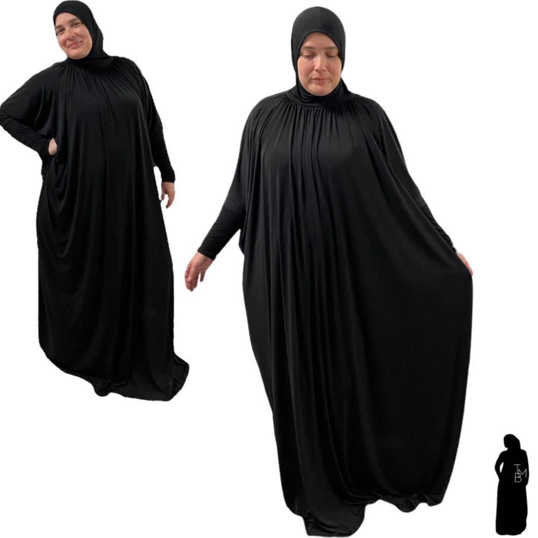 Batwing w/ Gathered Neck and Fitted Hood